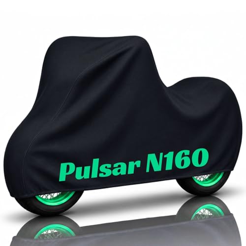 Image of Puroma-Pro Heavy Duty Waterproof Bike Cover Compatible for N160 Bikes - Outdoor Motorcycle Cover Windproof Buckle, UV Protection & Dust Resistant Full Body Cover