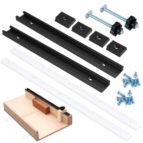 26-Piece Table Saw Crosscut Sled Kit with T-Track