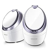 ► Einfache & Sichere Handhabung --- One-Touch-Taste mit Anzeigeleuchte für einfache Bedienung. Abnehmbarer und auslaufsicherer Wassertank mit 80ml Kapazität hält für 15 Minuten Dauereinsatz. Automatische Abschaltung wenn das Wasser verbraucht ist, um Ihre Sichterheit zu gewährleisten.