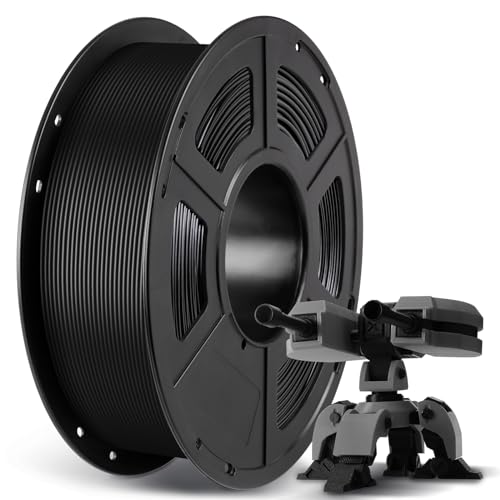 ANYCUBIC PLA+ Filament 1.75mm 1KG, 3D Printer Filament PLA Plus,High Strength & High Temperature Resistance,Applicable to Various Models,Excellent Adhesion & Warpage Resistance,Black