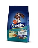 Brekkies Delicious Pienso para Perros Adultos con Salmón - 7,25kg