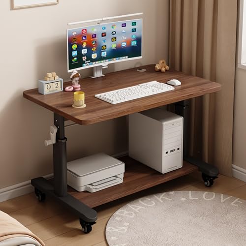 MDDKOP ~ PCfXN  65`90cm 80/90/100cm s60cm ԗ֕t ؐ e[N ~ 蓮 dw݌v 肵\ p\RfXN Q[~OfXN RpNg ȃXy[X gȒP(Brown+Black