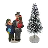 Santon pour village sapin et personnages assorti