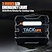 TACKLIFE 12V DC Digital Tire Inflator Portable Air Compressor, Auto Tire Pump with Overheat Protection, LCD Display, Emergency Light, 3 Nozzles and Extra Fuse
