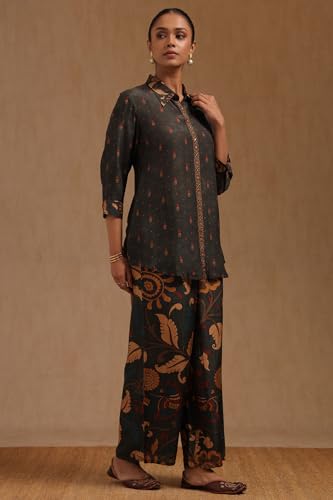 Image of Soch Womens Viscose Muslin Floral Print Co-Ord Set