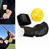 Generic Golf Swing Trainer Ball Golf Swing Training Aid for Posture Correction – Golf Swing Practice Training Aid Golf Wrist Training Aid Swing Posture Corrector for Golf Beginners, Black