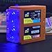 Bitcoins Miner 78KH/s*2 Display S19 Pro 2.4G WiFi Bitcoins Solo Lottery Miner Machine Mini lotto Device Low Power LED Fan(Orange)