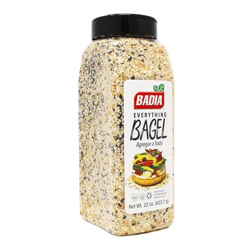 Badia Everything Bagel Seasoning Blend, 22 oz - Sesame Seed, Poppy Seed, Garlic, Onion and Salt