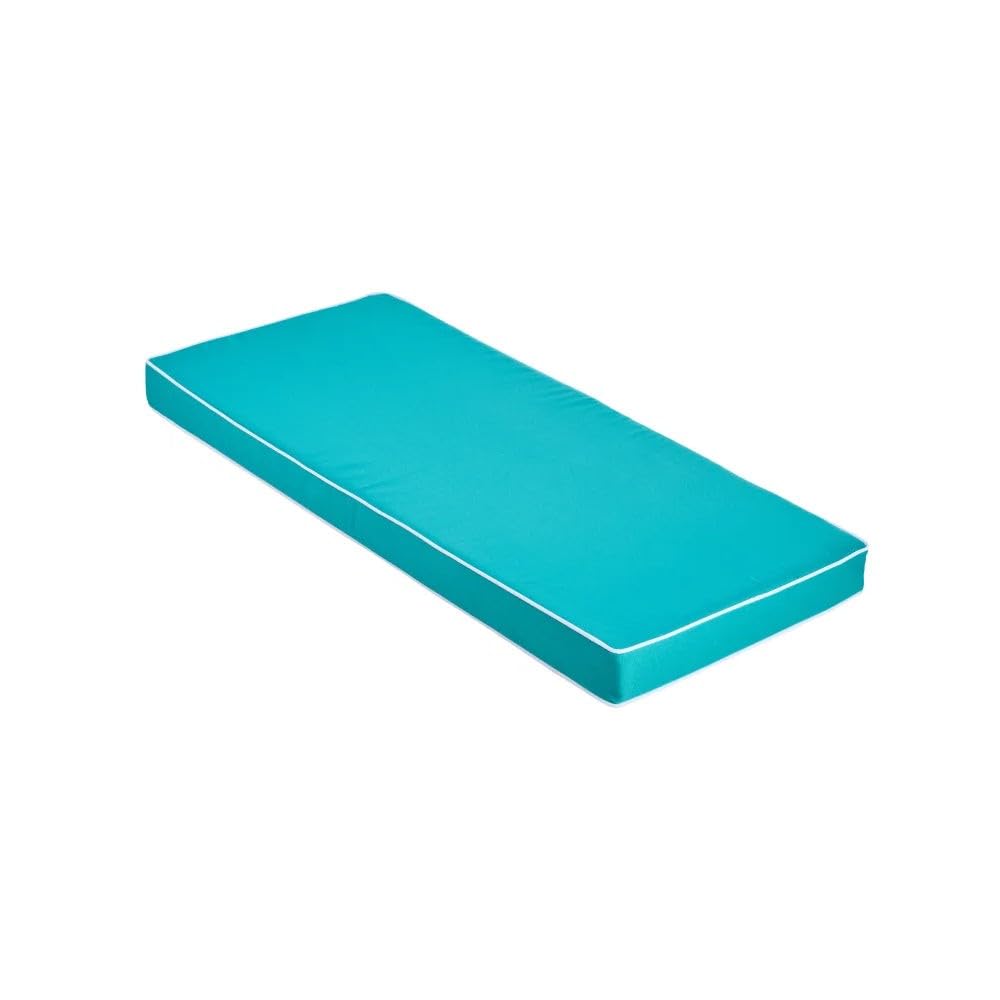 Alfresia 2-Seater Garden Bench Cushion – Replacement Outdoor Bench Seat, Luxury Style, 8cm Thick Luxury Foam Filling, Polyester Case, Quality Guaranteed Teal
