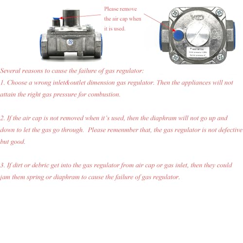 Hosailay Replacements GR-133A Propane Gas Pressure Regulator thumb #4