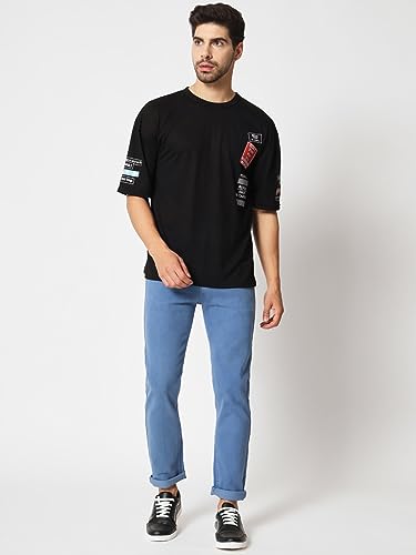 Image of KARGEENS Men Kargeens Men's Jeans Pant Slim Fit Stretchable Casual Wear Low Rise Cotton Blend Denim