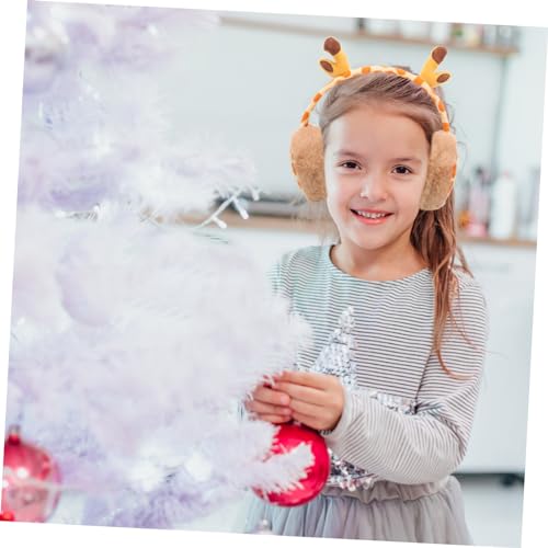 NOLITOY Warm Plush Earmuff Headband for Winters Stretchable Unisex Soft Texture Ear Warmer for Outdoor Skiing Snowboarding Hiking2