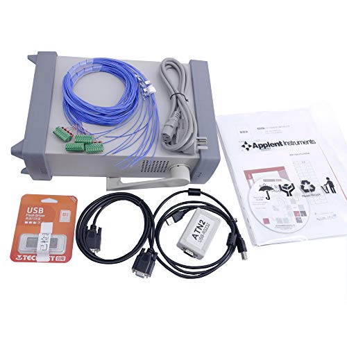 AT4516 Digital Thermometer Multi-Channel Temperature Meter TFT-LCD True-Color LCD Display 16 Channels Data Logger