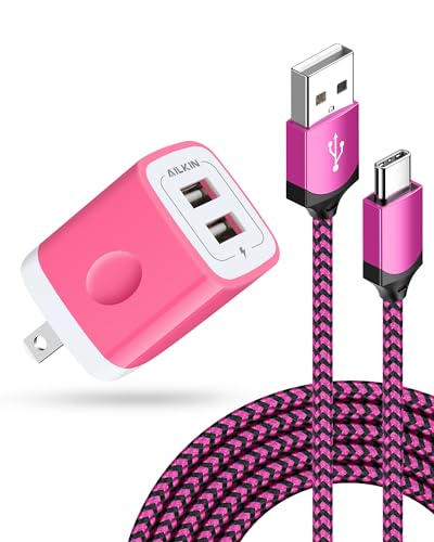 iPhone 16e Fast Charging Charger Block with USB C Cable Power Adapter USBC Cord for iPhone 16Pro 15 Pro Max Plus, Android Charger USBC Galaxy S25 FE S24 Ultra