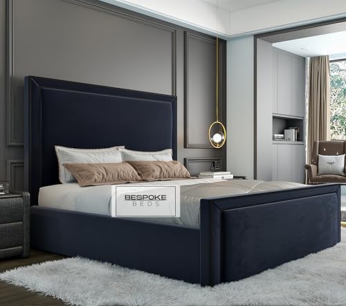 Fabric Upholstered Bed Frame, Ottoman Storage Bed Frame, Plu