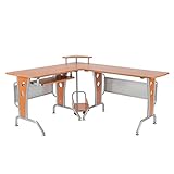 Crea uno spazio di lavoro pratico e coordinato! Grazie al suo design semplice e moderno, si adatta a qualsiasi arredamento di casa.