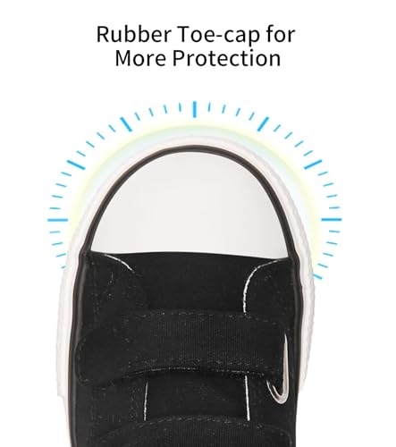 Image of Toddler Little Kid Cushioned Canvas Shoes Slip On Sneakers Soft and Durable