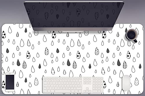 Sous-main de bureau 45x90 cm imperméable et facile à nettoyer pour grand bureau