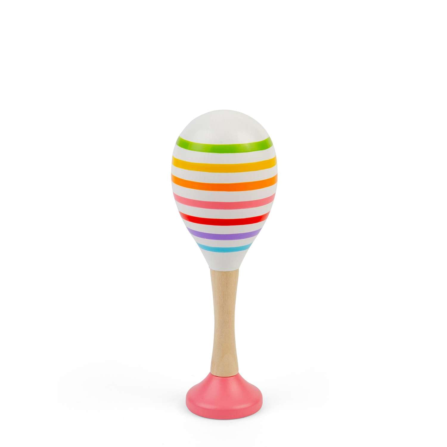 BigJigs Holzmaraca Spielzeug Set - buntes Musikinstrument für Kinder