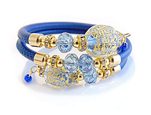 Bracciale in vera pelle adattabile a qualsiasi tipo di polso