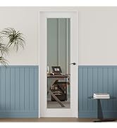 French Interior Doors, Clear Glass Slab Door for Pantry/French/Pocket Doors, Solid Core Interior ...