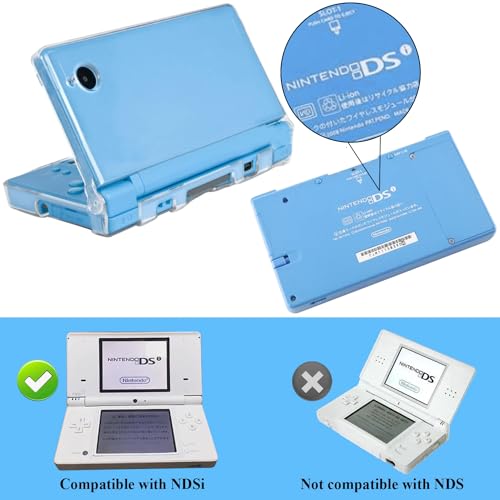 OSTENT Hard Crystal Case Clear Skin Cover Shell for Nintendo DSi NDSi
