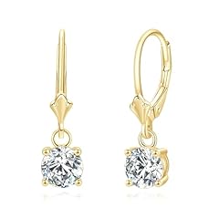 2.0 Carats (1.0ct *2)-6.5MM Gold