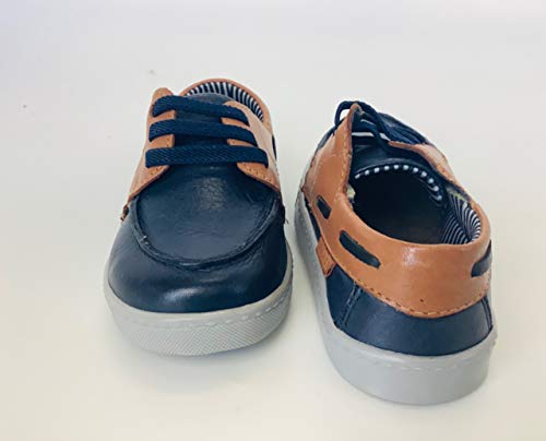 SAPATÊNIS LAROCHE COURO INFANTIL AZUL MARINHO 3557 TAMANHO:22;COR:AZUL