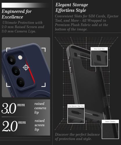 Image of WOW IMAGINE Back Case Cover for Realme C83 5G | Narzo 100 Lite | P4 Lite | Soft Matte Silicone Case| Slim Fit & Shockproof | Camera Protection Bumper Cover (Black)