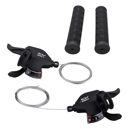 MEGHNA Lot de 3 leviers de vitesse de vélo - Pour dérailleur arrière et dérailleur arrière - 3...