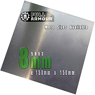 Płyta aluminiowa 8 mm - 5083 150 mm x 100 mm (15cm x 10cm)