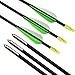 Fiberglass Practice Arrows Archery 28 Inch Target Shooting Safety Recurve Bows Suitable for Youth Children Woman Beginner 12 PCS