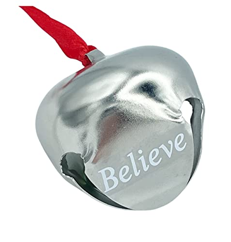 Believe Bell Christmas Tree Hanging Ornaments Sleigh Bells #TOP5