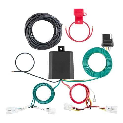 BKDK CURT 56500 Vehicle-Side Custom 4-Pin Trailer Wiring Harness, Fits Select Nissan Sentra