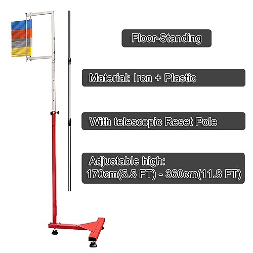 Entrenador de salto vertical con poste de reinicio para corregir la técnica de salto 3