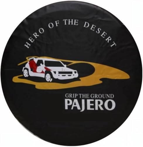 Image of for Mitsubishi Pajero Spare Tire Cover, Spare Wheel Cover, Waterproof Dustproof Soft Storage Bag Protector (S: 205 /65R15, 215 /60R16)