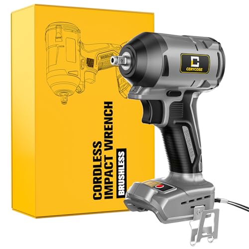 1/2-Inch Drive Socket Set CR-V Steel 32 Piece Metric Socket Set Cordless Impact Wrench 1/2' Hog Ring Compatible with Dewalt 20V Battery (340n)