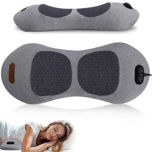 3 in 1 Back Massager Electric Lumbar Support Pillow Light Gray Zhaotingrui