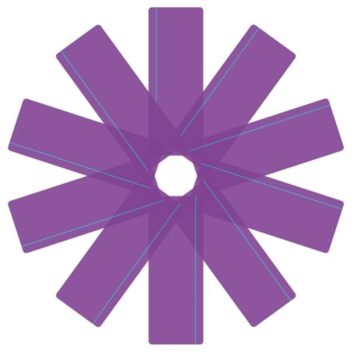 Guided Reading Highlight Strips,10 Pack Purple Overlays with Line, Bookmark Reading Tracking Rulers for Dyslexia, ADHD, Visual Stress Relief