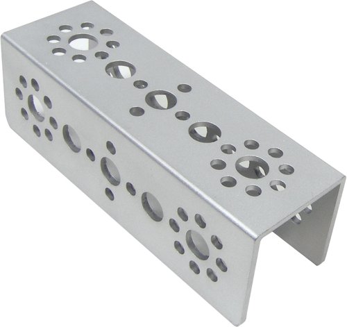 Pitsco Heavy-Duty Aluminum TETRIX Channels, 96mm Length (Pack of 2)