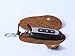 Car&Door Key Case Soft Leather Handmade for Men Women, black,