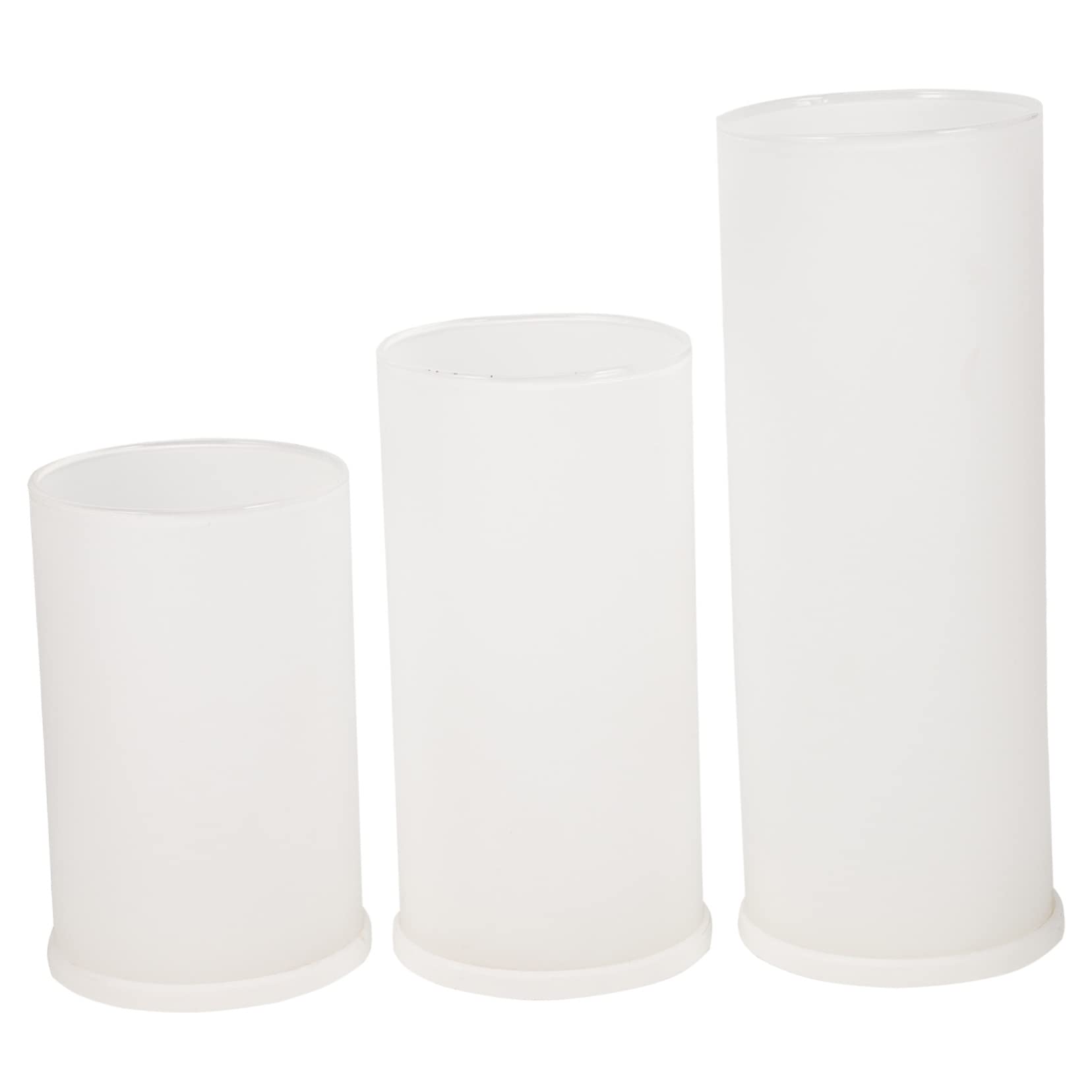 Led pilas para bodas y decoración de candelabro eléctricas de velas PRETYZOOM 3 piezas 8
