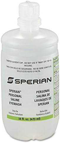 Honeywell Saline Personal Eyewash Bottles, 16oz by Honeywell