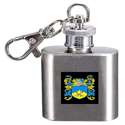 Flasque avec blason McCain petit flacon de poche en acier inoxydable - 2