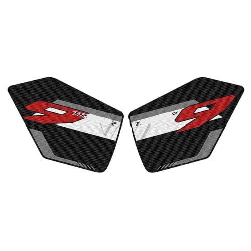 Autocollant réservoir Tracer 9 2021-2022 protection latérale noire
