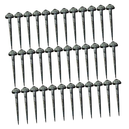 Abaodam 50Pcs Replaceable Horseshoe Nails Portable Horse Equipment Durable Iron Hoof Nails for Easy Installation Essential Equestrian Supplies Strong and Practical Farrier Tools