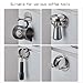 UtySty 2 Pack Portafilter Holder Self-Adhesive Wall Mount Rack Espresso Tamper Holder Stand Organizer for Bottomless Portafilter Breville Espresso Machine Barista Coffee Tamper