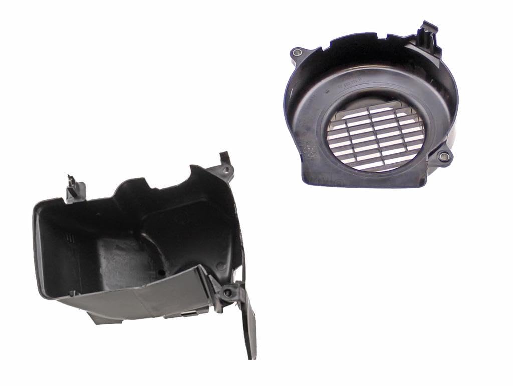 Zylinderabdeckung + Lüfterradabdeckung Set passend für Peugeot Speedfight 1/2 TKR Trekker Vivacity Elyseo Buxy AC 50 2T – Lüfter Zylinder Kühlverkleidung Abdeckung