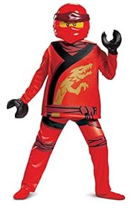 Disguise Ninjago-Kostüm für Kinder, Ninjago, Ninjago, Kostüm für Kinder, Kostüm Ninjago, Rot, Ninjago-Kostüm für Kinder, Halloween-Kostüm, Kinder, Ninjago, Größe S
