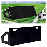 Fußball-Rebounder-Board, verstellbar, Doppelwinkel, Kickback-Trainer für Passing LS &...